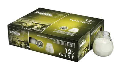 Bolsius Twilight Transparant (12 stuks)