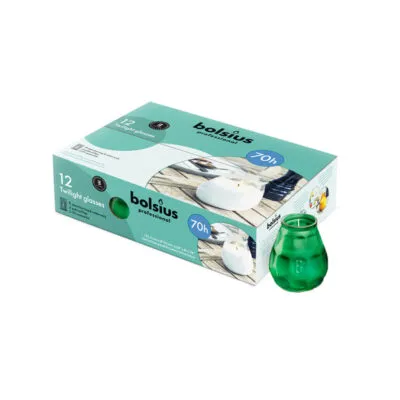 Bolsius Twilight Metallic Groen (12 stuks)