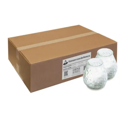 Bolsius Lowboy Transparant Ø95×105 mm 70 uur (12 stuks)