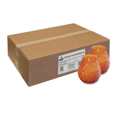 Bolsius Lowboy Oranje Ø95×105 mm 70 uur (12 stuks)