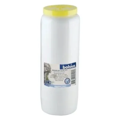 Bolsius Herdenkingslicht nr.12 Wit (20 stuks)