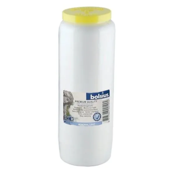 Bolsius Herdenkingslicht nr.12 Wit (20 stuks)