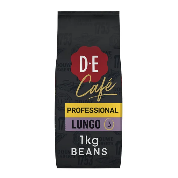 Douwe Egberts Café Lungo Bonen (8x 1 kg)