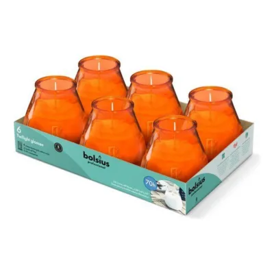 Bolsius Prof Twilight Orange (6 pièces)