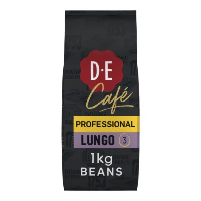 Douwe Egberts Café Lungo Bonen (8x 1 kg)