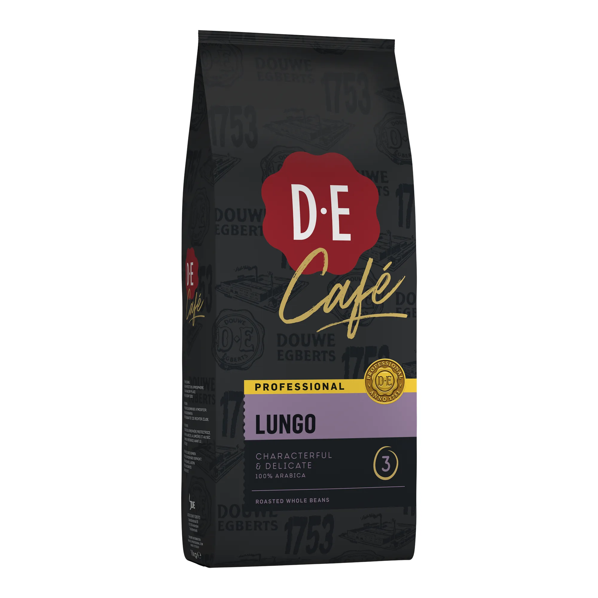 Douwe Egberts Café Lungo Bonen (8x 1 kg)