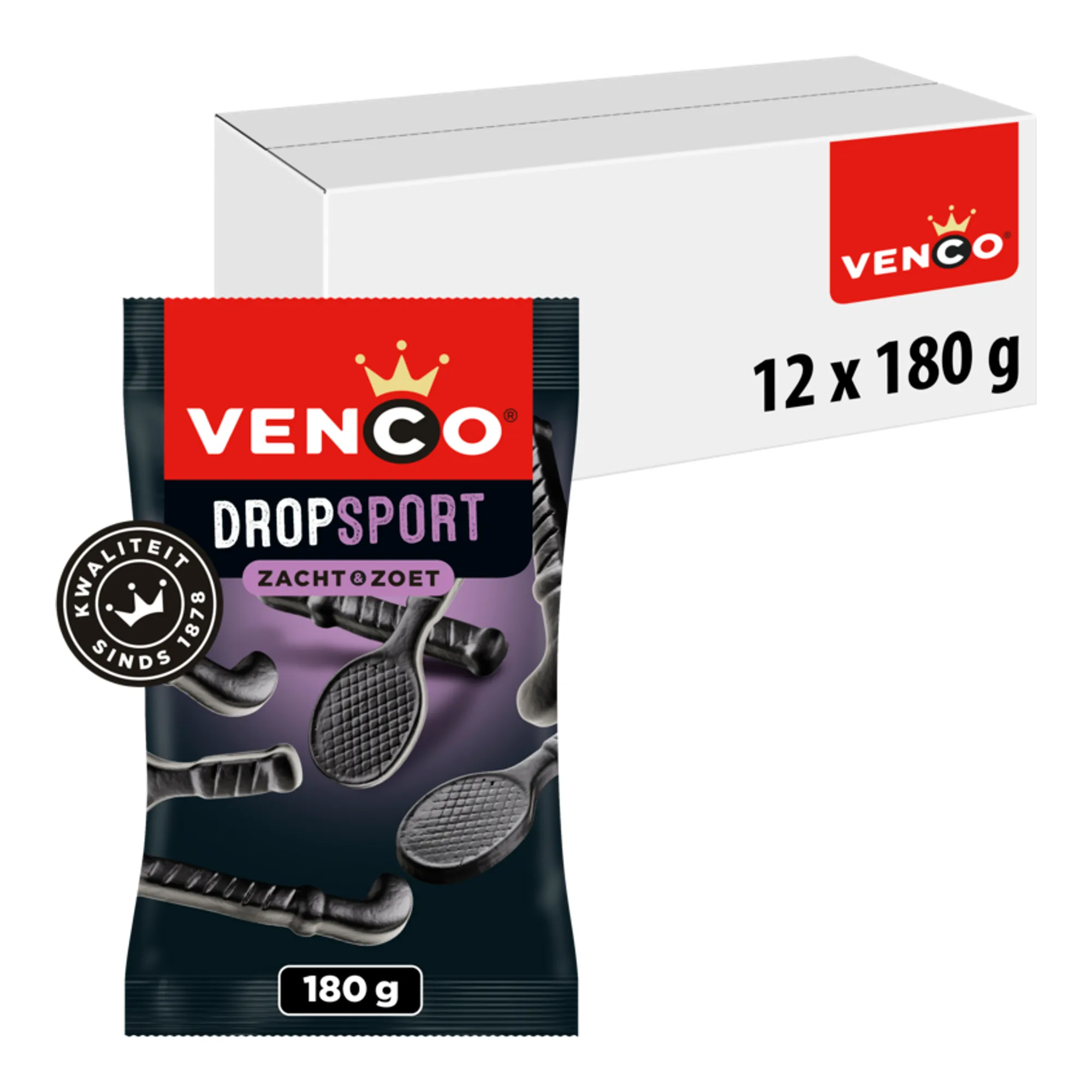 Venco Dropsport Zakje (12x 180 gr)