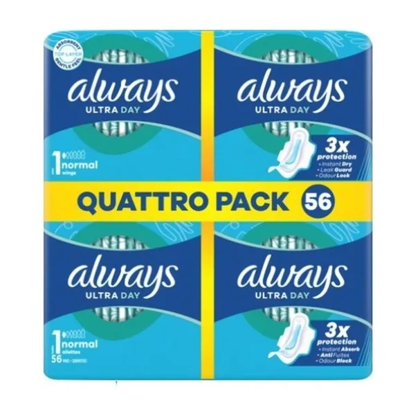 Always maandverband ultra normal 56 stuks