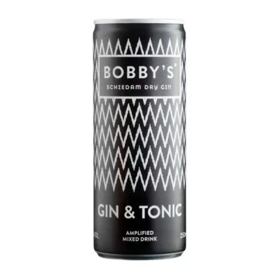 Bobby’s gin tonic blik 25 cl