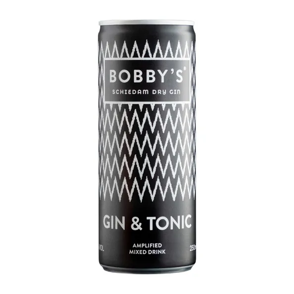 Bobby’s gin tonic blik 25 cl