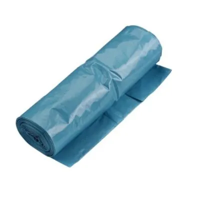 Afvalzak blauw  65/20x125cm T70 10x10st