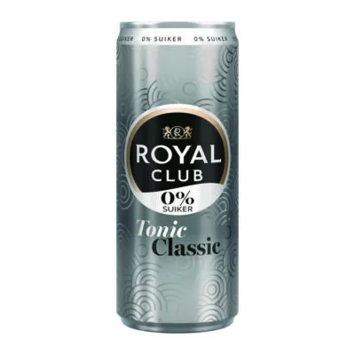Royal club tonic classic 0% blik 25 cl